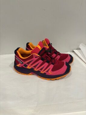 Salomon Kids Pink, Orange & Purple Trail Shoes